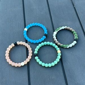 LOKAI BRACELETS SET OF 4 PREOWNED SIZE SMALL